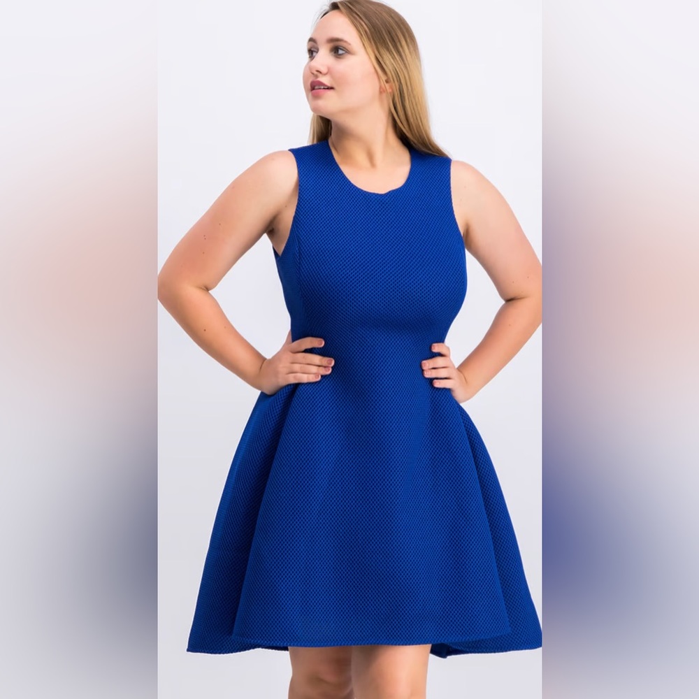 DKNY flare dress